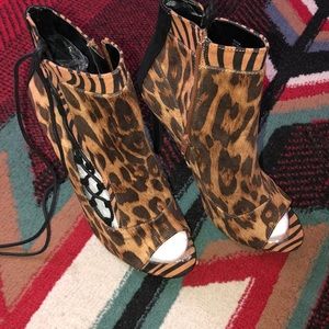 Ronda Lace Up Booties